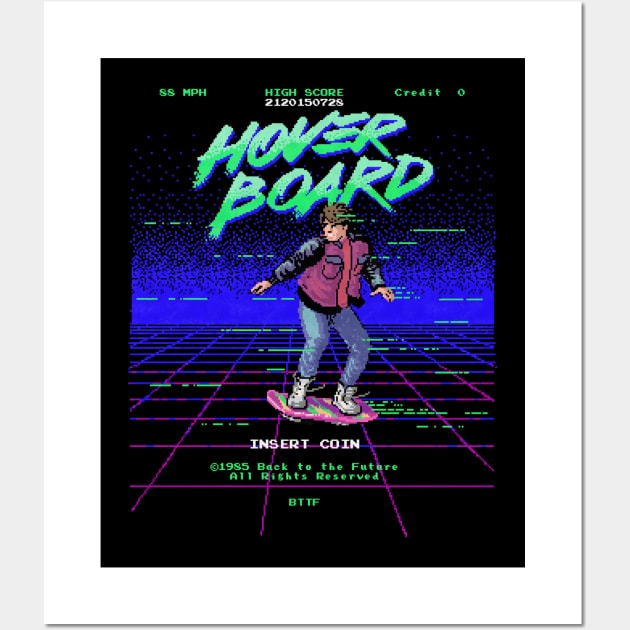 Hoverboard Wall Art by mathiole